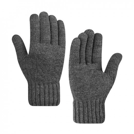 Techsuit Gloves (ST0015) from Alpaca Wool, Size 21cm Dark Gray Techsuit Gloves (ST0015) from Alpaca Wool, Size 21cm Dark Gray