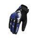 Techsuit  Touchscreen Gloves (OG105)  TDGO, for Motorcycle / ATV / Scooter, Size L  Blue