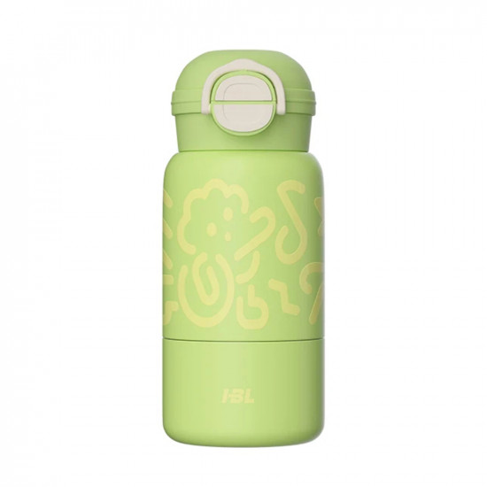 Techsuit  Thermos (THM8)  for Kids, Stainless Steel 316, 520ml  Green