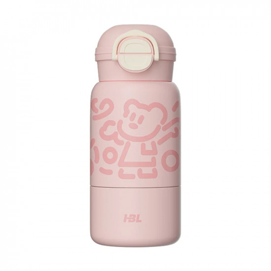 Techsuit  Thermos (THM8)  for Kids, Stainless Steel 316, 520ml  Pink