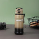 Techsuit  Thermos (THM9)  Sports Water Cup, 316 Stainless Steel Double Layer, 680ml  Brown