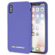 Karl Lagerfeld KLHCPXSLVOG Apple iPhone XS/X hardcase violet Silicone