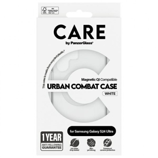 CARE by PanzerGlass Flagship QI Case Sam S24 Ultra przezroczysty/transparent 1155 CARE by PanzerGlass Flagship QI Case Sam S24 Ultra przezroczysty/transparent 1155