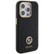 Guess GUHCP15XM4DGPK iPhone 15 Pro Max 6.7" czarny/black hardcase Silicone Logo Strass 4G