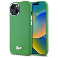 Lacoste LCHMP15SSMAN iPhone 15 6.1"       zielony/estragon hardcase Silicone Croco Logo MagSafe