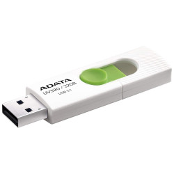 Adata Memory Stick (AUV320 32G RWHGN) USB 3.1 FlashDrive, 32GB White / Green