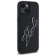 Karl Lagerfeld KLHCP15S3DRKSDLK iPhone 15 6.1" black hardcase 3D Rubber Signature