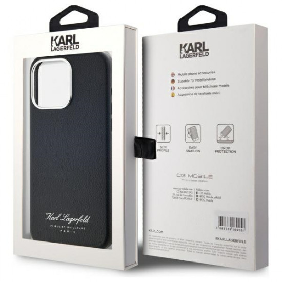 Karl Lagerfeld KLHCP15XPGWCMKHK iPhone 15 Pro Max 6,7" hardcase black hotel RSG