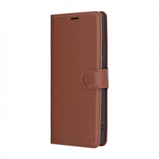 Techsuit Leather Folio Samsung Galaxy S25 Ultra Brown