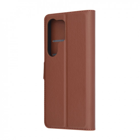 Techsuit Leather Folio Samsung Galaxy S25 Ultra Brown