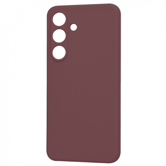 Techsuit SoftFlex Samsung Galaxy S25 Plum Red