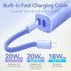 Vention Power Bank (FHWY0) Type C, Lightning, Lanyard Design, 20W, Light Indicator, Fast Charging Cable, 5000mAh Yellow Vention Power Bank (FHWY0) Type C, Lightning, Lanyard Design, 20W, Light Indicator, Fast Charging Cable, 5000mAh Yellow