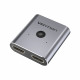 Vention HDMI Switcher (AFUH0) Bi Direction Switcher 2in1, 2x HDMI, 3D Visual Effects, 4K@60Hz Silver