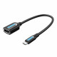 Vention OTG Adapter (CCUBB) Micro USB to USB 2.0, 480Mbps, Gaming, Firm Connection, Easy Sharing, 0.15m Black