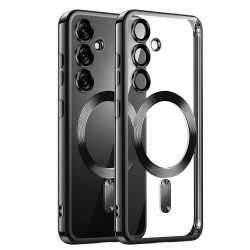 Techsuit Luxury Crystal MagSafe Samsung Galaxy S25 Plus Black