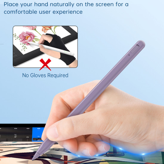 Techsuit Stylus Pen (AC10SH) for iPad, Bluetooth, Type C, 125mAh, Palm Rejection, Replaceable Apple Nib Vintage Rose Techsuit Stylus Pen (AC10SH) for iPad, Bluetooth, Type C, 125mAh, Palm Rejection, Replaceable Apple Nib Vintage Rose