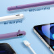 Techsuit Stylus Pen (AC10SH) for iPad, Bluetooth, Type C, 125mAh, Palm Rejection, Replaceable Apple Nib Dreamy Pink