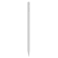 Techsuit Stylus Pen (AX10 T) for iPad, Type C, Palm Rejection, Tilt Sensitivity, Side Adsorption, 125mAh White