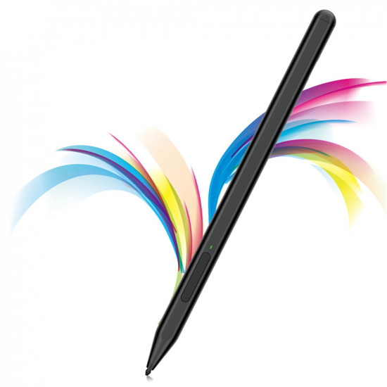 Techsuit Stylus Pen (F97) for Microsoft Surface, Active, Type C, Palm Rejection, Side Adsorption, 90mAh, 5V, 0.2A Black