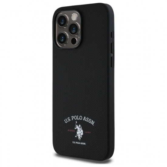 US Polo USHCP15XPARK iPhone 15 Pro Max 6,7" black Printed DH Logo US Polo USHCP15XPARK iPhone 15 Pro Max 6,7" black Printed DH Logo