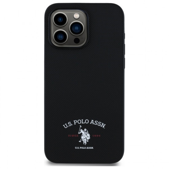 US Polo USHCP15XPARK iPhone 15 Pro Max 6,7" black Printed DH Logo US Polo USHCP15XPARK iPhone 15 Pro Max 6,7" black Printed DH Logo