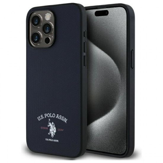 US Polo USHCP15XPARV iPhone 15 Pro Max 6,7" navy Printed DH Logo US Polo USHCP15XPARV iPhone 15 Pro Max 6,7" navy Printed DH Logo