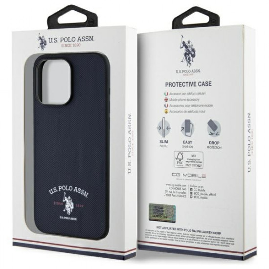 US Polo USHCP15XPARV iPhone 15 Pro Max 6,7" navy Printed DH Logo US Polo USHCP15XPARV iPhone 15 Pro Max 6,7" navy Printed DH Logo