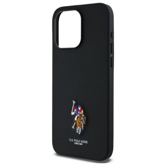 US Polo USHCP15XPEMK iPhone 15 Pro Max 6,7" black Embroidered DH Color