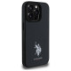 US Polo USHCP15XPGEK iPhone 15 Pro Max 6,7" black Leather Embroidered DH Color