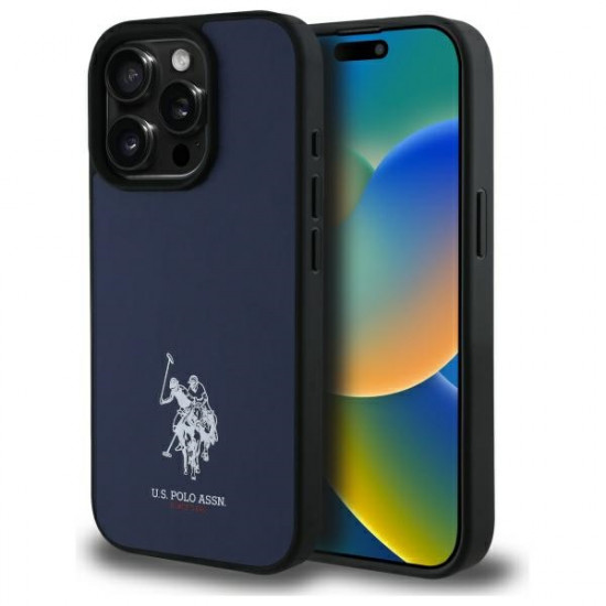 US Polo USHCP15XPGEV iPhone 15 Pro Max 6,7" navy Leather Embroidered DH Color US Polo USHCP15XPGEV iPhone 15 Pro Max 6,7" navy Leather Embroidered DH Color