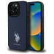 US Polo USHCP15XPGEV iPhone 15 Pro Max 6,7" navy Leather Embroidered DH Color US Polo USHCP15XPGEV iPhone 15 Pro Max 6,7" navy Leather Embroidered DH Color