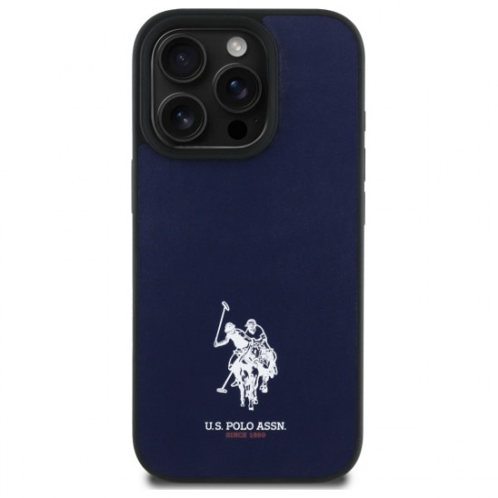 US Polo USHCP15XPGEV iPhone 15 Pro Max 6,7" navy Leather Embroidered DH Color US Polo USHCP15XPGEV iPhone 15 Pro Max 6,7" navy Leather Embroidered DH Color
