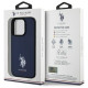 US Polo USHCP15XPGEV iPhone 15 Pro Max 6,7" navy Leather Embroidered DH Color US Polo USHCP15XPGEV iPhone 15 Pro Max 6,7" navy Leather Embroidered DH Color