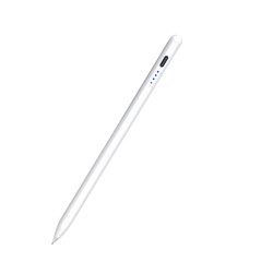 Techsuit Stylus Pen (S3) for Phones and Tablets, Universal, Active, Type C, Fast Charging, 130mAh White