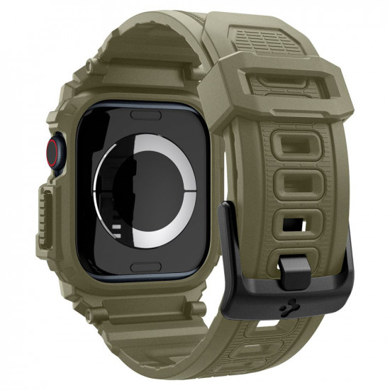 Spigen Rugged Armor Pro Apple Watch 10 46mm Vintage Khaki