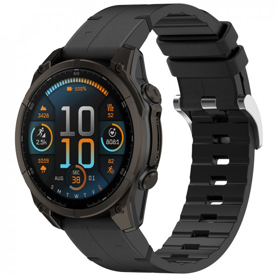 Techsuit Watchband QuickFit 26mm (W071) Garmin Fenix 3/3 HR/5X/5X Plus/6X/6X Pro/7X/7X Pro Solar Black Techsuit Watchband QuickFit 26mm (W071) Garmin Fenix 3/3 HR/5X/5X Plus/6X/6X Pro/7X/7X Pro Solar Black