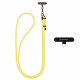 Techsuit Rope Crossbody Strap (RCS1 75) for Phones, Carabiner, Nylon Braided, Durable, Adjustable Sunflower Yellow Techsuit Rope Crossbody Strap (RCS1 75) for Phones, Carabiner, Nylon Braided, Durable, Adjustable Sunflower Yellow