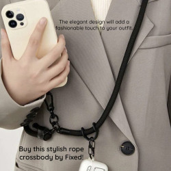 Techsuit Rope Crossbody Strap (RCS1 06) for Phones, Carabiner, Nylon Braided, Durable, Adjustable Moss Green Techsuit Rope Crossbody Strap (RCS1 06) for Phones, Carabiner, Nylon Braided, Durable, Adjustable Moss Green