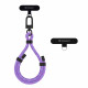 Techsuit Rope Wrist Strap (RWS1 11) for Phones, Carabiner, Nylon Braided, Durable, Adjustable, Universal Cobra Purple Techsuit Rope Wrist Strap (RWS1 11) for Phones, Carabiner, Nylon Braided, Durable, Adjustable, Universal Cobra Purple
