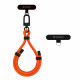 Techsuit Rope Wrist Strap (RWS1 50 62) for Phones, Carabiner, Nylon Braided, Durable, Adjustable, Universal Sunset Blaze Techsuit Rope Wrist Strap (RWS1 50 62) for Phones, Carabiner, Nylon Braided, Durable, Adjustable, Universal Sunset Blaze