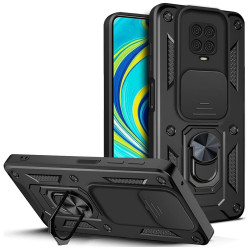 Techsuit CamShield Series Xiaomi Redmi Note 9S / Note 9 Pro / Note 9 Pro Max Black