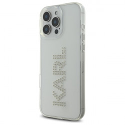 Karl Lagerfeld KLHCP16XHKLSTDCT iPhone 16 Pro Max 6.9" transparent hardcase IML Rhinestones Logo