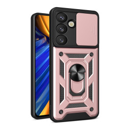 Techsuit CamShield Series Samsung Galaxy S25 Rose Gold