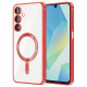Techsuit Luxury Crystal MagSafe Samsung Galaxy A16 4G / A16 5G Red Techsuit Luxury Crystal MagSafe Samsung Galaxy A16 4G / A16 5G Red