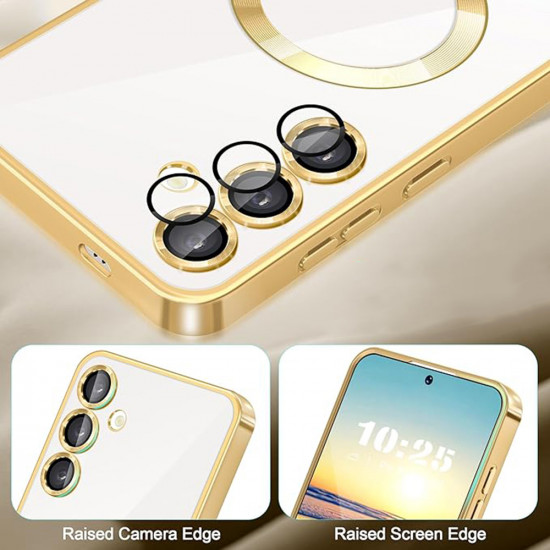 Techsuit Luxury Crystal MagSafe Samsung Galaxy A16 4G / A16 5G Silver Techsuit Luxury Crystal MagSafe Samsung Galaxy A16 4G / A16 5G Silver