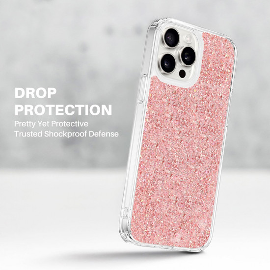 Techsuit Sparkly Glitter Samsung Galaxy A26 5G Purple