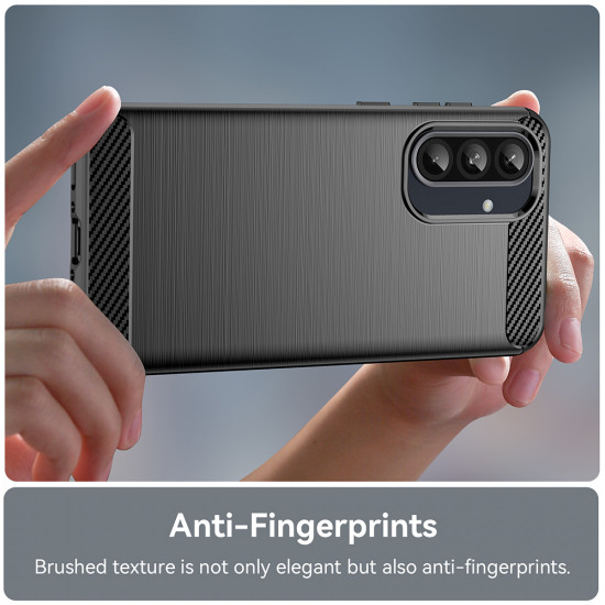 Techsuit Carbon Silicone Samsung Galaxy S10e Black Techsuit Carbon Silicone Samsung Galaxy S10e Black