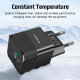 Techsuit Premium Wall Charger Tiny Series (CHPD216) GaN, USB QC3.0, Type C PD25W Black Techsuit Premium Wall Charger Tiny Series (CHPD216) GaN, USB QC3.0, Type C PD25W Black