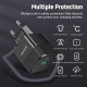Techsuit Premium Wall Charger Tiny Series (CHPD216) GaN, USB QC3.0, Type C PD25W Black Techsuit Premium Wall Charger Tiny Series (CHPD216) GaN, USB QC3.0, Type C PD25W Black