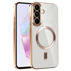 Techsuit Luxury Crystal MagSafe Samsung Galaxy A36 5G Gold